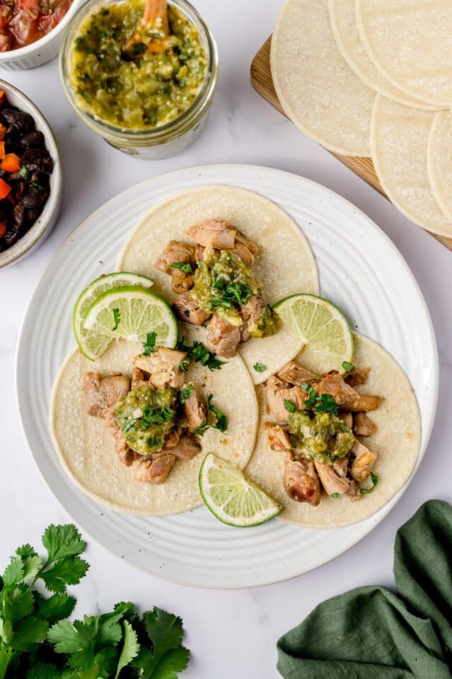 Pollo Asado Street Tacos (Chicken Street Tacos)