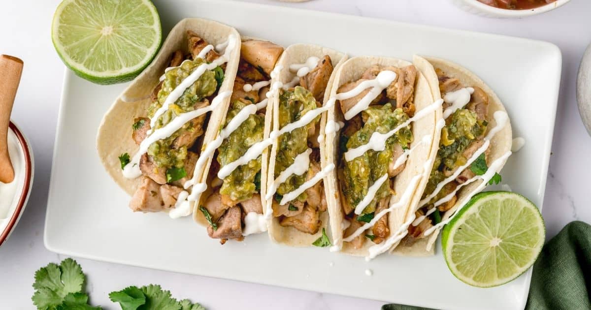 Pollo Asado Street Tacos (Chicken Street Tacos)