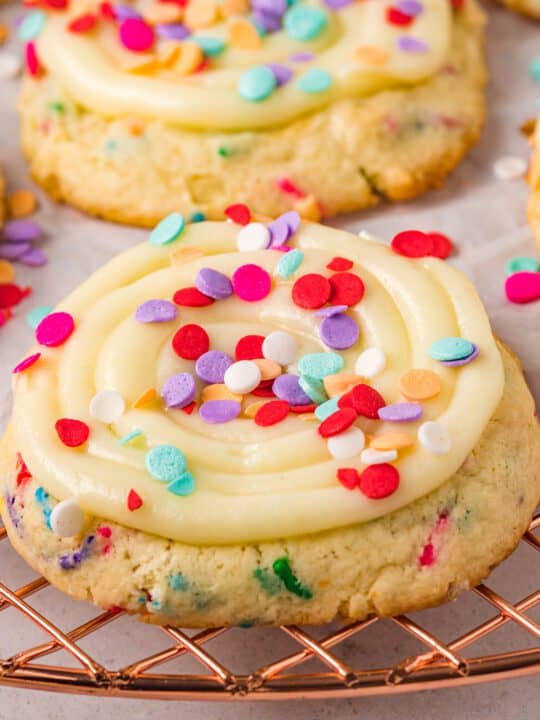 Shortbread Sprinkle Cookies