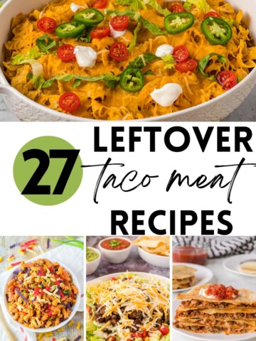 27 leftover taco meat recipes