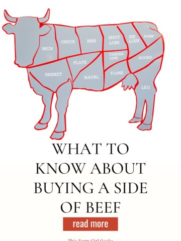 What to know about buying a side of beef.