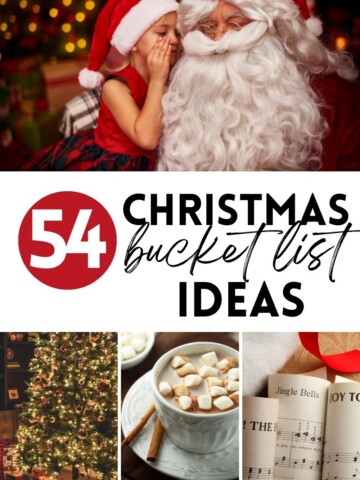 54 Christmas bucket list ideas.