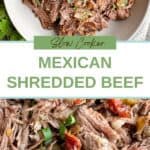 Slow cooker Mexican Shredded Beef from This Farm Girl Cooks