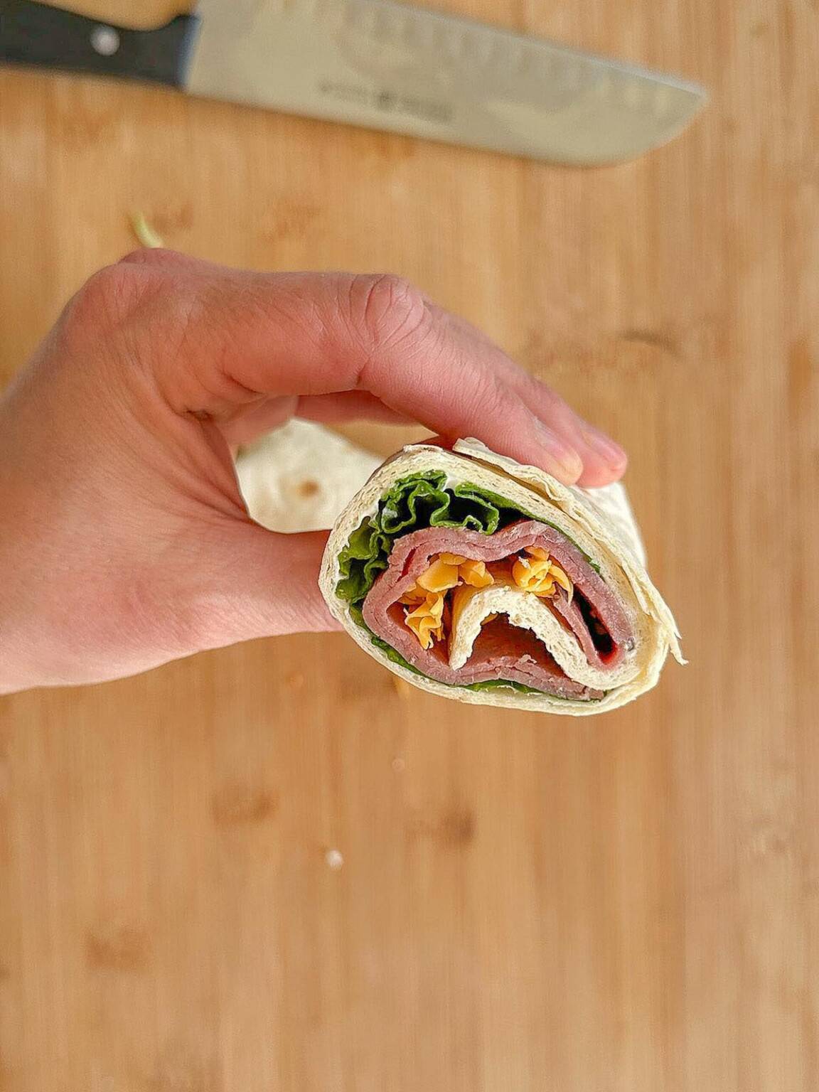 Easy Roast Beef Wraps