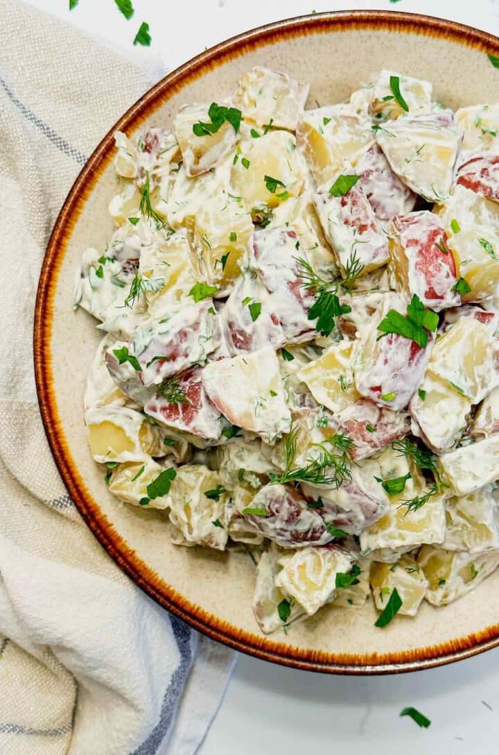 Creamy Red Potato Salad with Dill
