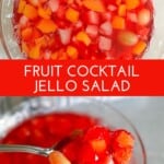 Fruit cocktail jello salad from This Farm Girl Cooks.