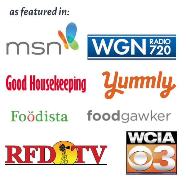 As featured in msn, wgn radio 720, good housekeeping, yummly, foodista, foodgawker, rfd-tv, wcia cbs 3.