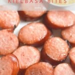 Air fryer kielbasa bites.