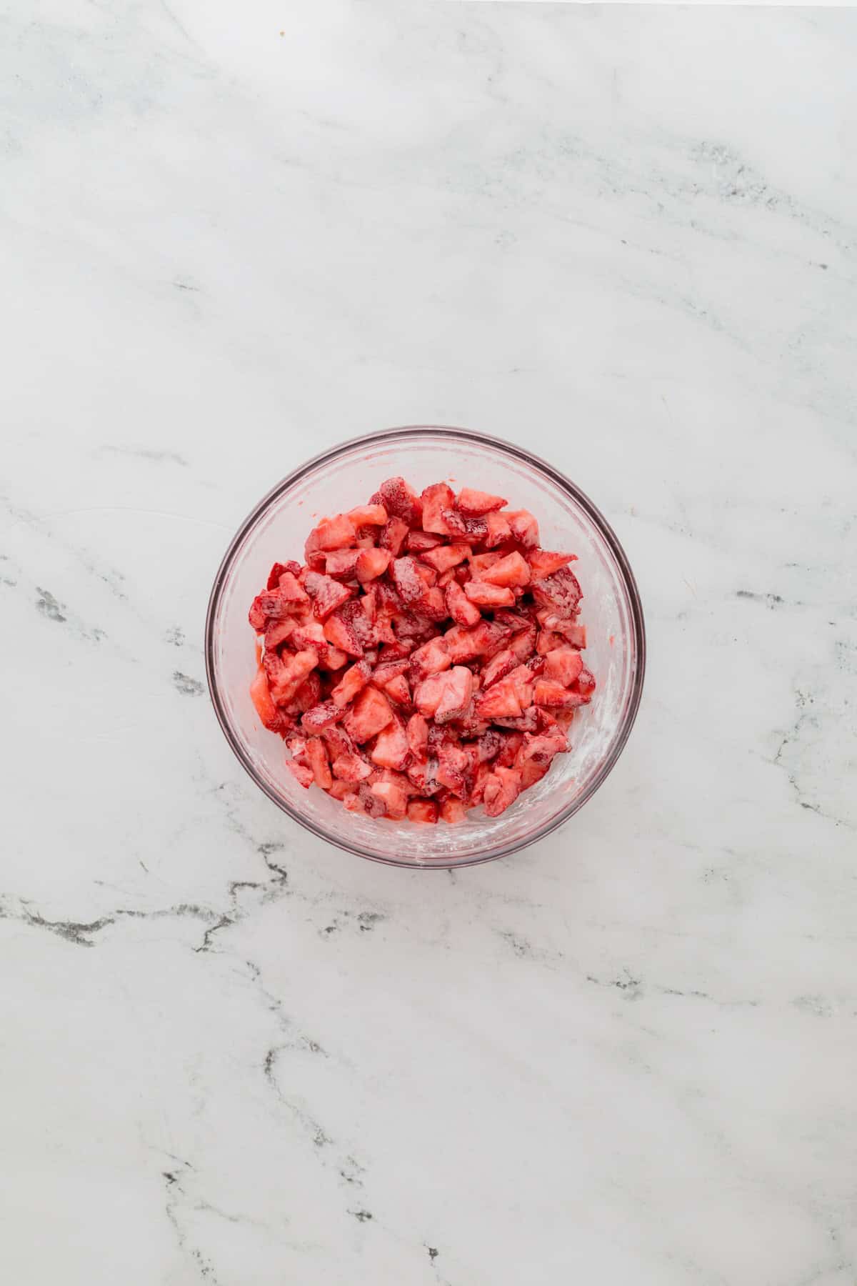 A bowl of juicy strawberries.