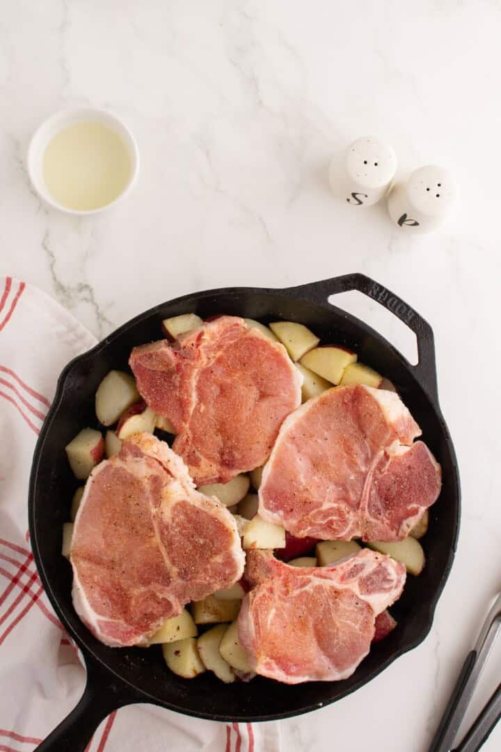 Oven Baked Pork Chops and Potatoes (Easy One-Pan Dinner)