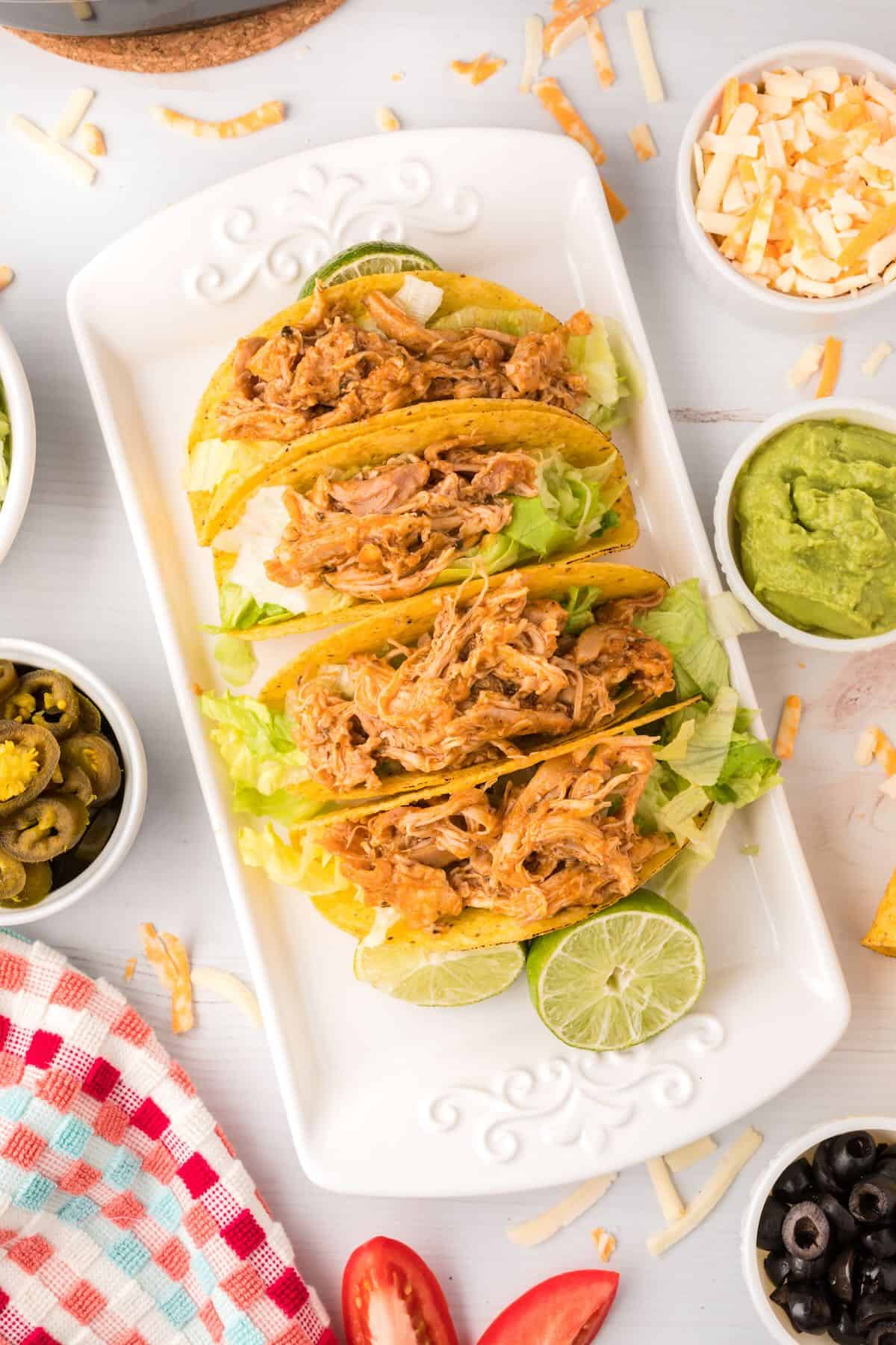 Crock Pot Chicken Tacos