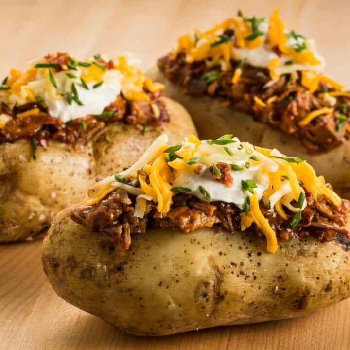Baked Potato Bar (How to Feed a Crowd Easily)