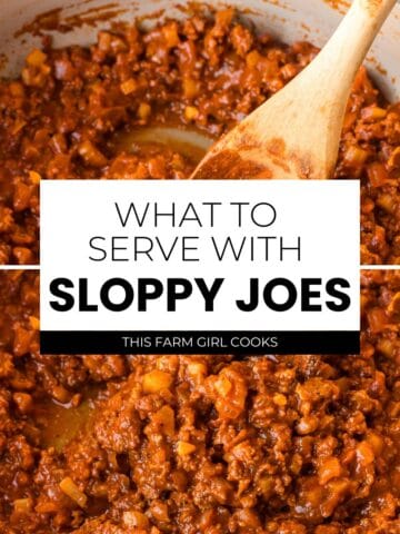 What to serve with sloppy joes.