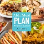 Aldi summer meal plan.