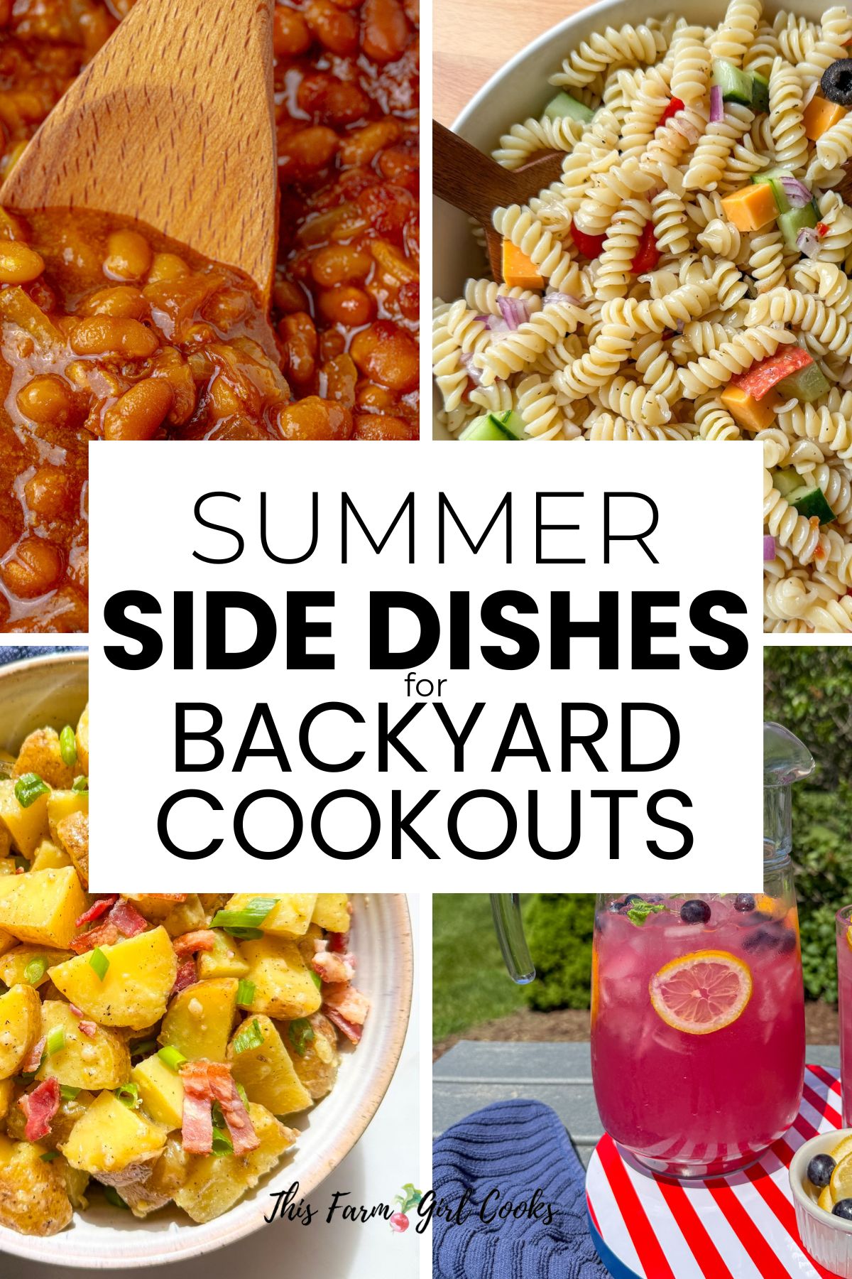 Summer dishes for backyard cookouts and bbqs.