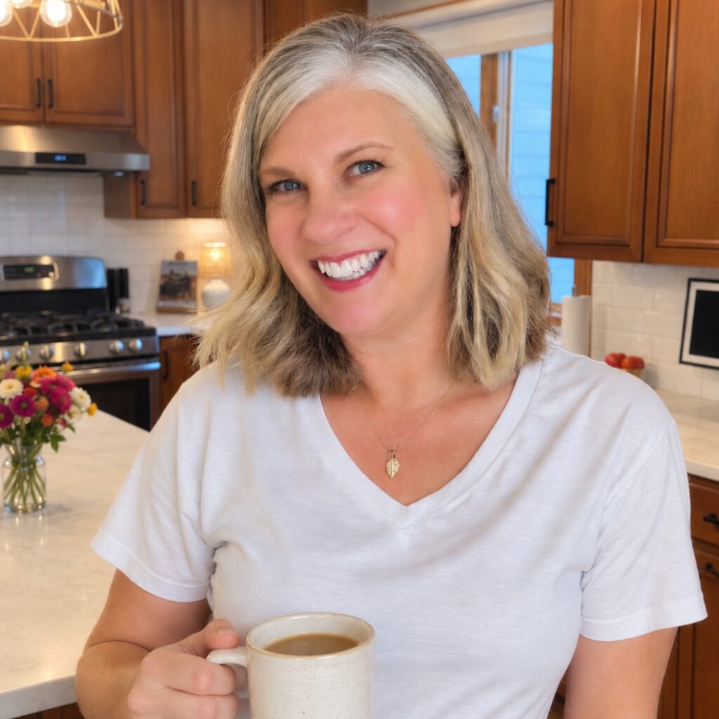 Deanne Frieders, This Farm Girl Cooks, in her Midwestern Illinois kitchen.